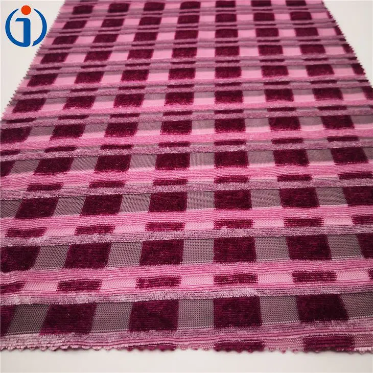 velvet plaid lace fabric velvet plaid lace fabric