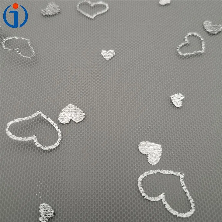 iridescent snowflake foil mesh fabric iridescent snowflake foil mesh fabric