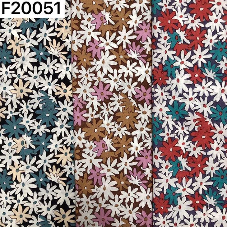 Large Floral Print Fabric Cotton Large Floral Print Fabric Cotton