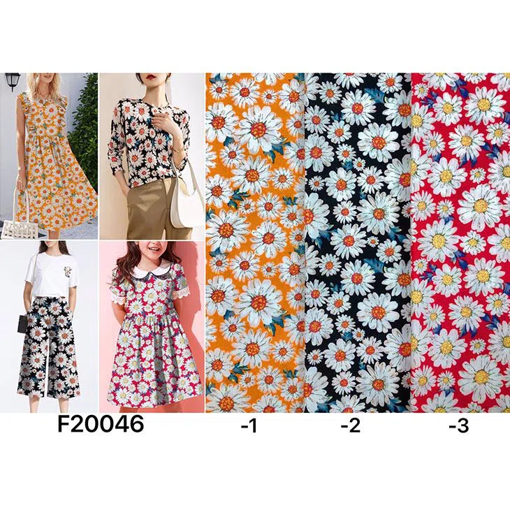 Large Floral Print Fabric Cotton Large Floral Print Fabric Cotton