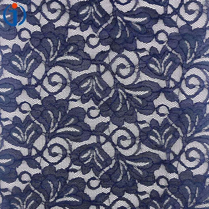 navy stretch corded lace fabric navy stretch corded lace fabric