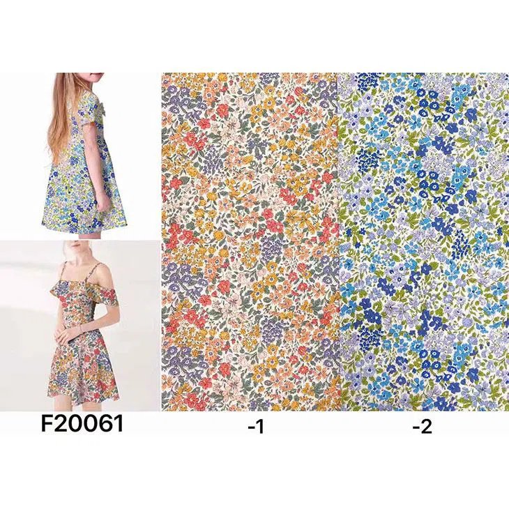 Floral Cotton Jersey Fabric Floral Cotton Jersey Fabric
