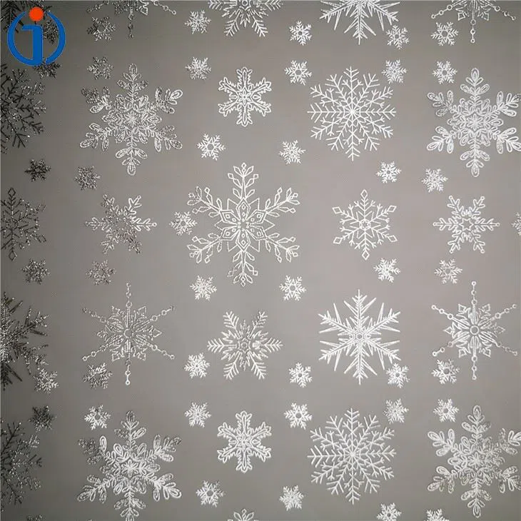 snowlake foil stamp mesh fabric snowlake foil stamp mesh fabric