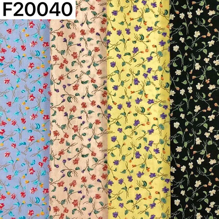 Small Floral Print Cotton Fabric Small Floral Print Cotton Fabric