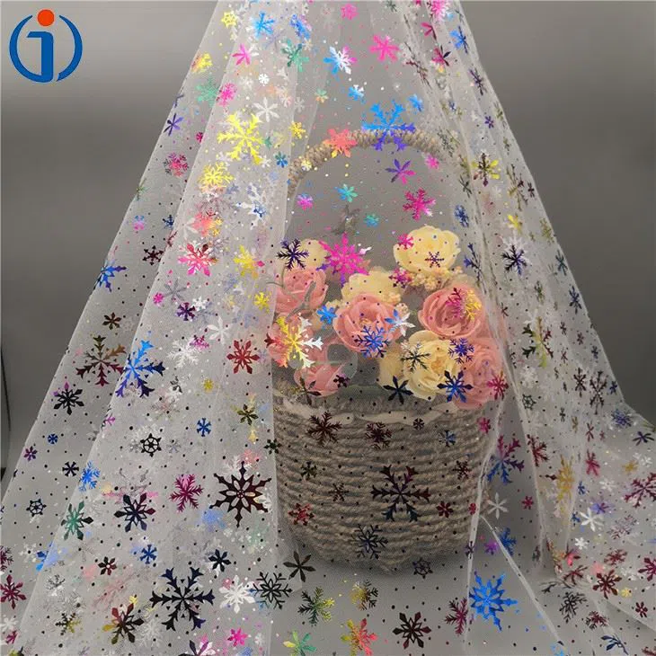silver foil stamp mesh fabric silver foil stamp mesh fabric