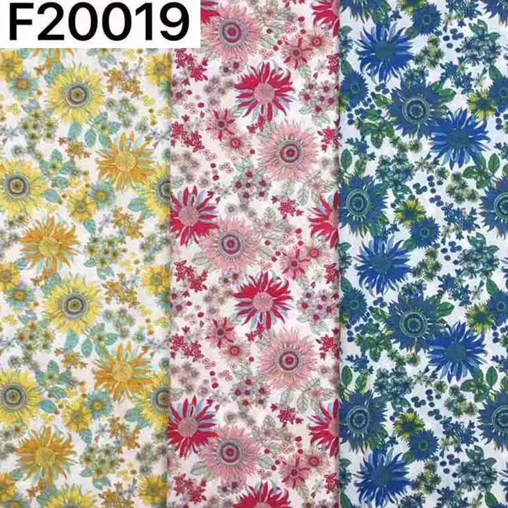 Large Floral Print Fabric Cotton Large Floral Print Fabric Cotton