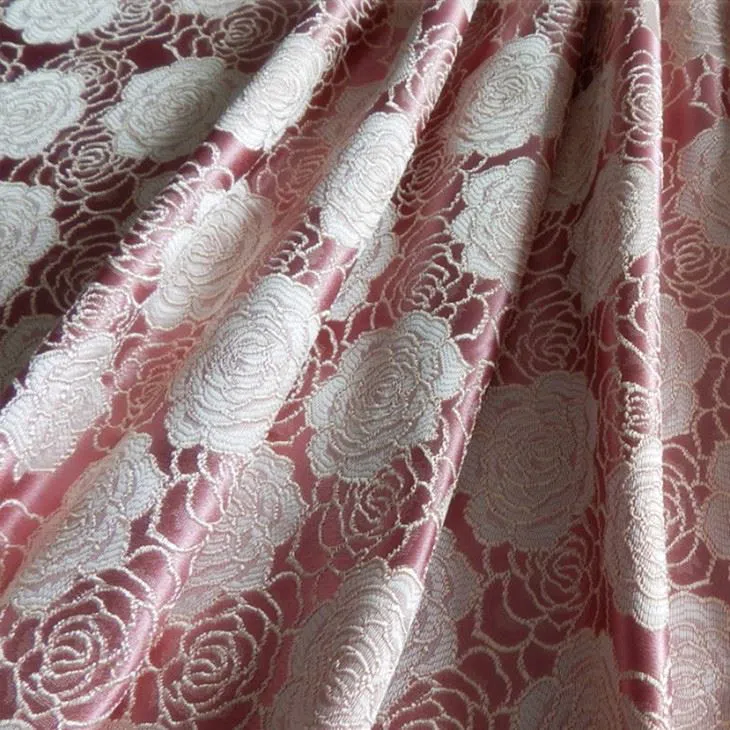 red brocade jacquard fabric red brocade jacquard fabric