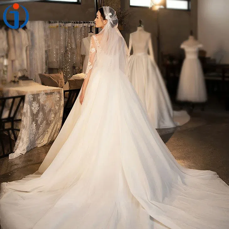 white tulle mesh fabric