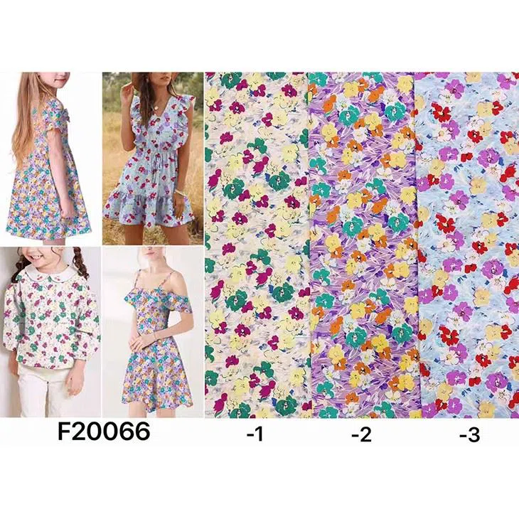 Blue Floral Cotton Fabric Blue Floral Cotton Fabric