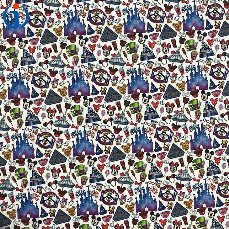 animal mickey mouse print cotton fabric animal mickey mouse print cotton fabric