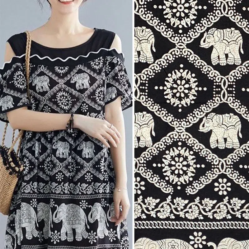 animal print rayon fabric