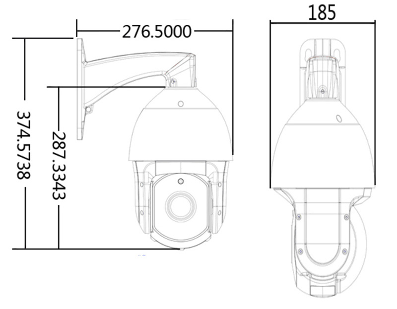 ptz size