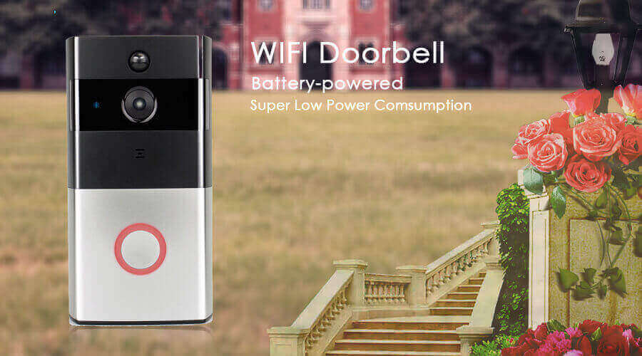 Onvif Ring Wifi Doorbell Camera Wifi Wireless 720p Security Battery Camera