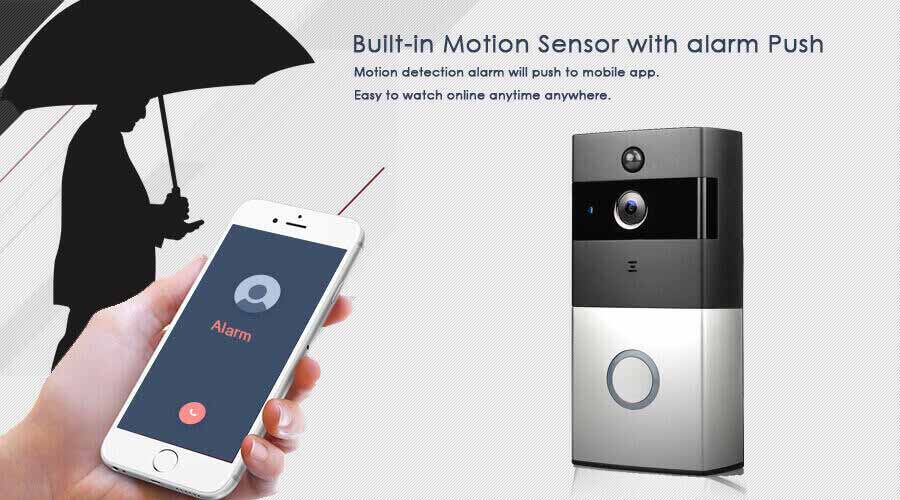 Wireless IP Doorbell Camera PIR Video Door Phone Battery Doorphone Intercom Security Wifi Doorbells with Ring Chime-7 Wireless IP Doorbell Camera PIR Video Door Phone Battery Doorphone Intercom Security Wifi Doorbells with Ring Chime-7