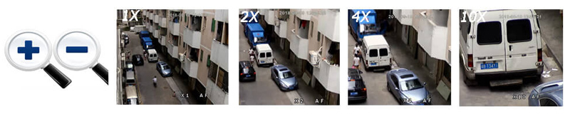 10x auto focus cctv camera 