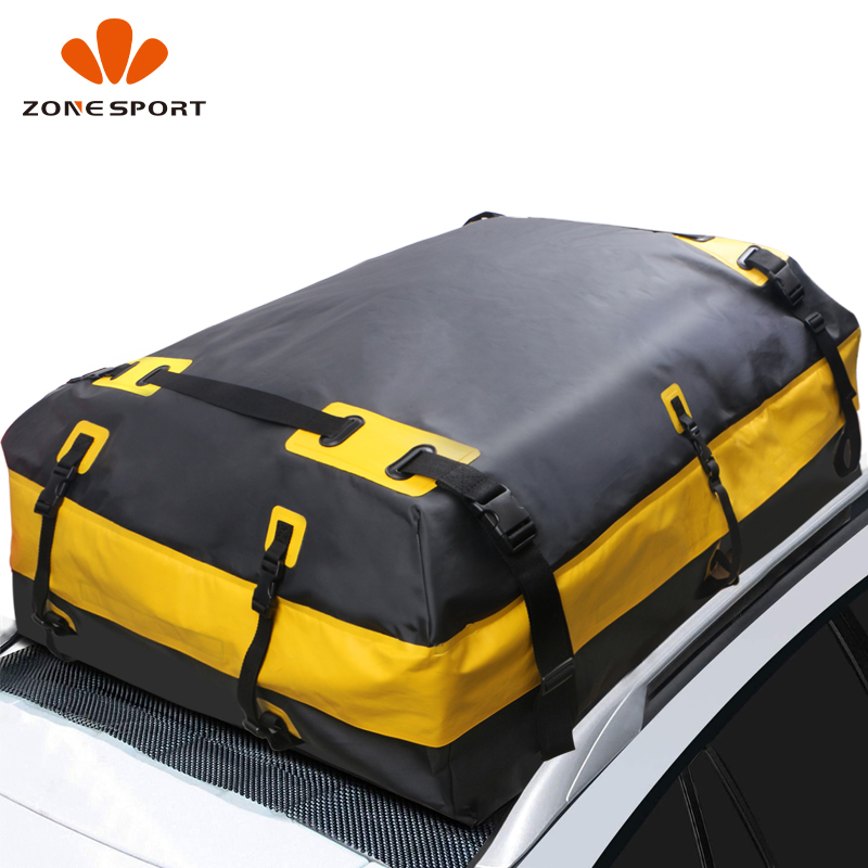 Zone Custom Logo OEM Cargo Box Roof Waterproof Luggage Carry Universal Car Roof Cargo Bag