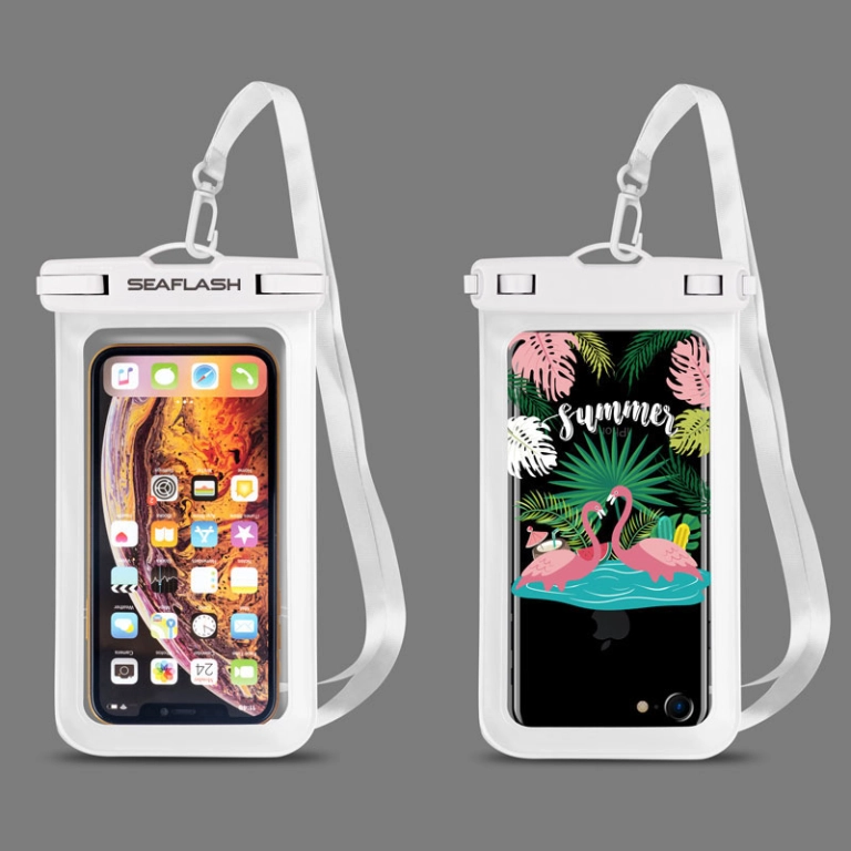 Funda para teléfono celular impermeable: Bolsa seca resistente al agua funda  con cuello Lanyard - transparente para colgar el teléfono móvil protector  grande para iPhone Samsung - China Funda para teléfono resistente