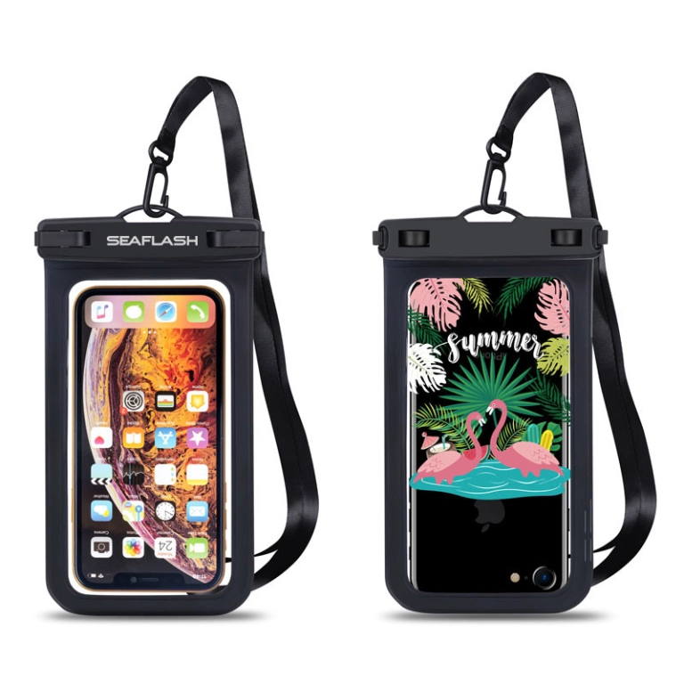 Funda impermeable para fotografía subacuática para iPhone 11, bolsa seca  para teléfono celular subacuático mejorada con brazalete o anillo de lente