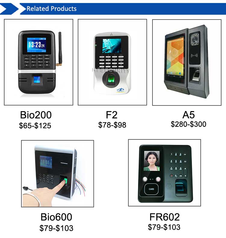 Wireless Face Fingerprint Reader time attendance (HF-FR202)