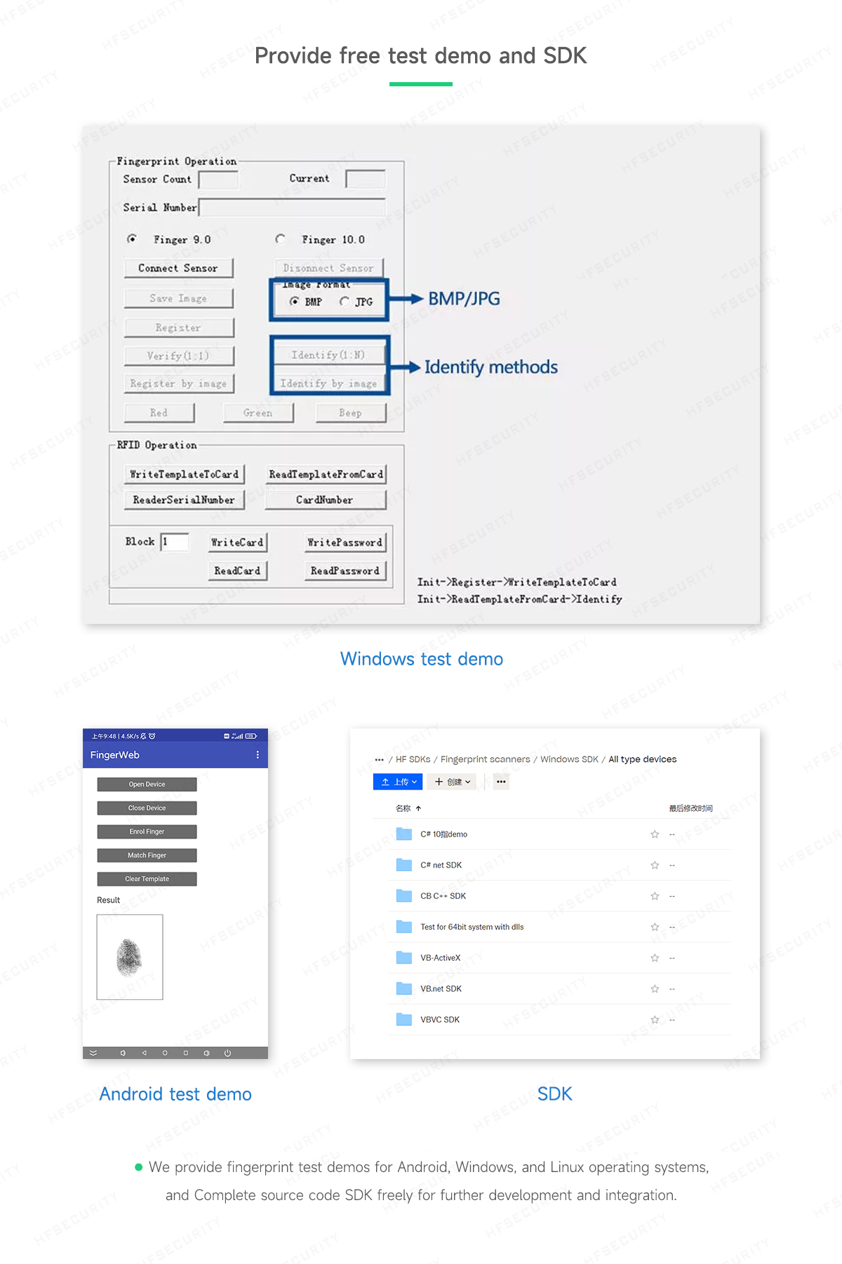 biometric fingerprint scanner software