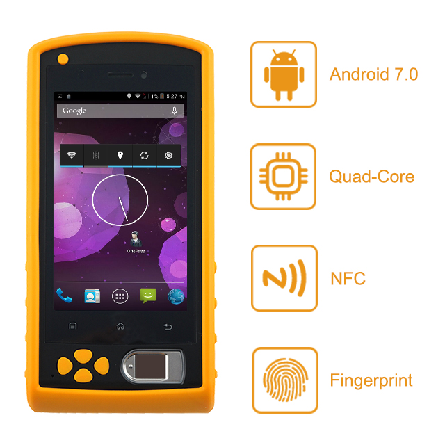 HFSecurity HF-FP05 3G/4G Android Portable Biometric Fingerprint Time Attendance Free SDK