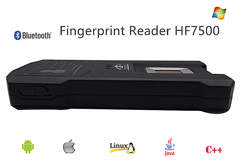 HFSecurity HF7500 National ID Card Healthcare Wireless Fingerprint Scanner