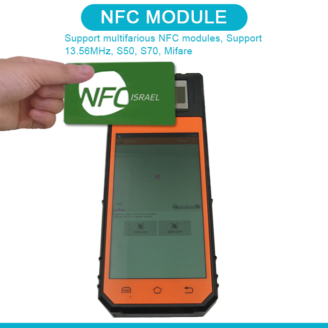 HFSecurity HF-FP09 Time Recording 4G GPRS Wifi Identity Verification Biometric Fingerprint Scanner Free SDK