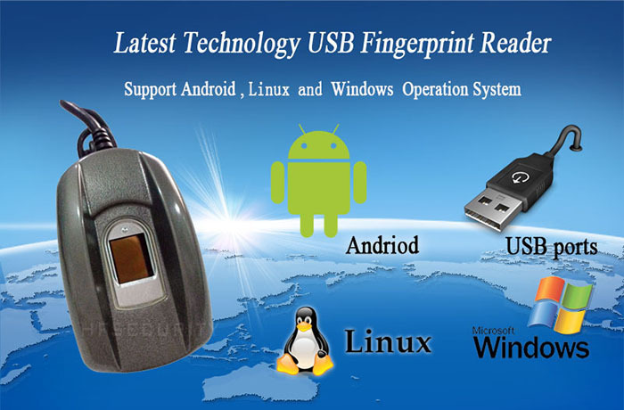 HFSecurity HFSecurity HF6000 Metal USB Fingerprint Reader with Free SDK JAVA VB PHP