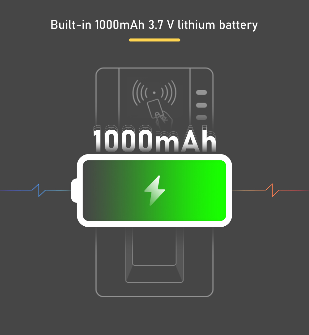 wireless fingerprint scanner battery