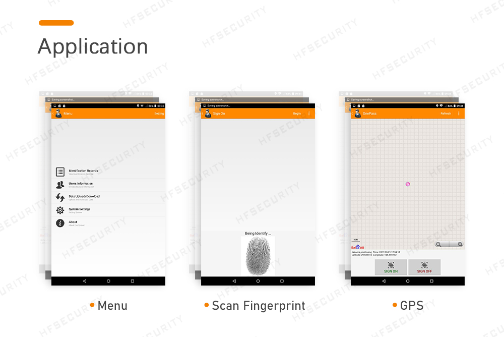 software of biometric tablet