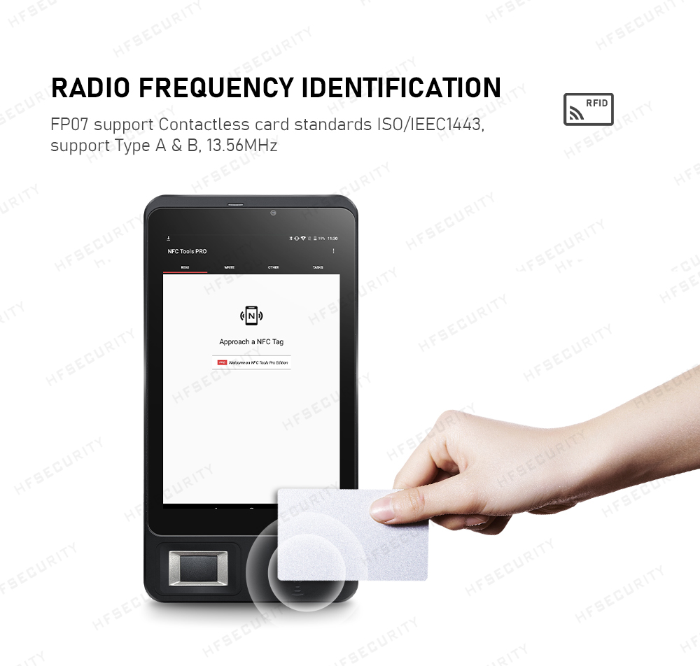 IC Card reader biometric tablet