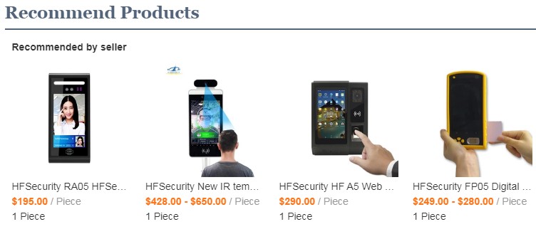 HFSecurity HF5000 Cheap Portable Biometric USB Fingerprint Reader Handheld Barcode Scanner Printer