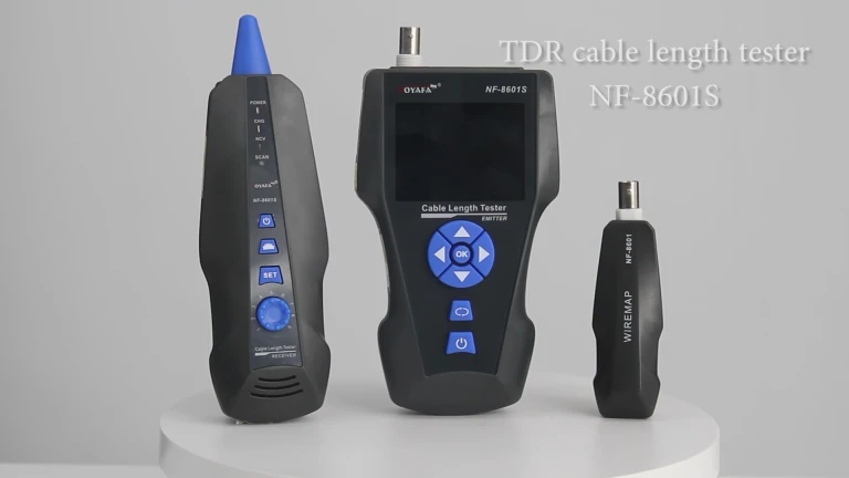NOYAFA - NOYAFA Testeur de câble réseau TDR Traqueur LCD multifonctionnel  pour câble métallique RJ45 RJ11 BNC