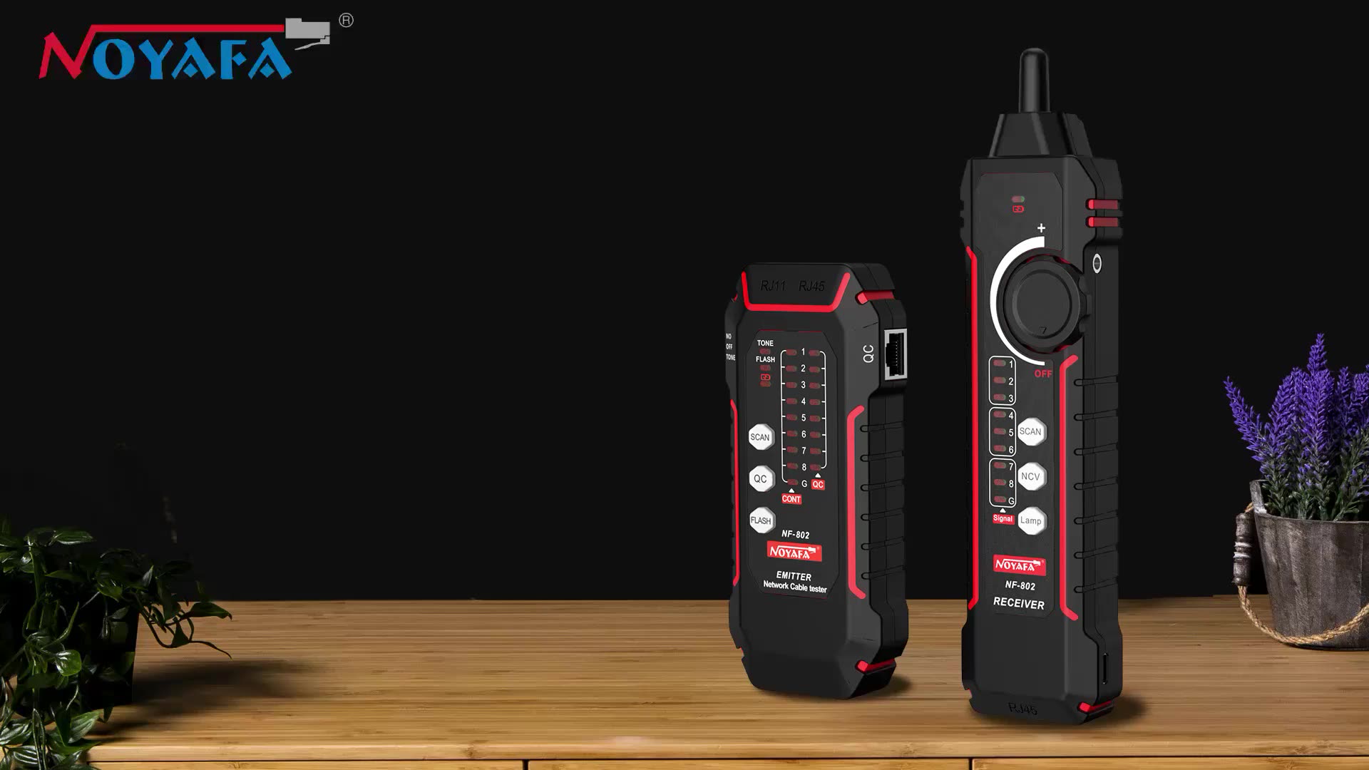 NOYAFA NF 802 ИНТЕЛЛЕКТУАЛЬНЫЙ ТЕСТЕР СЕТЕВЫХ КАБЕЛЕЙ С КЛАССНЫМ ВНЕШНИМ ВИДОМ И УДОБНЫМ ОЩУЩЕНИЕМ РУКИ