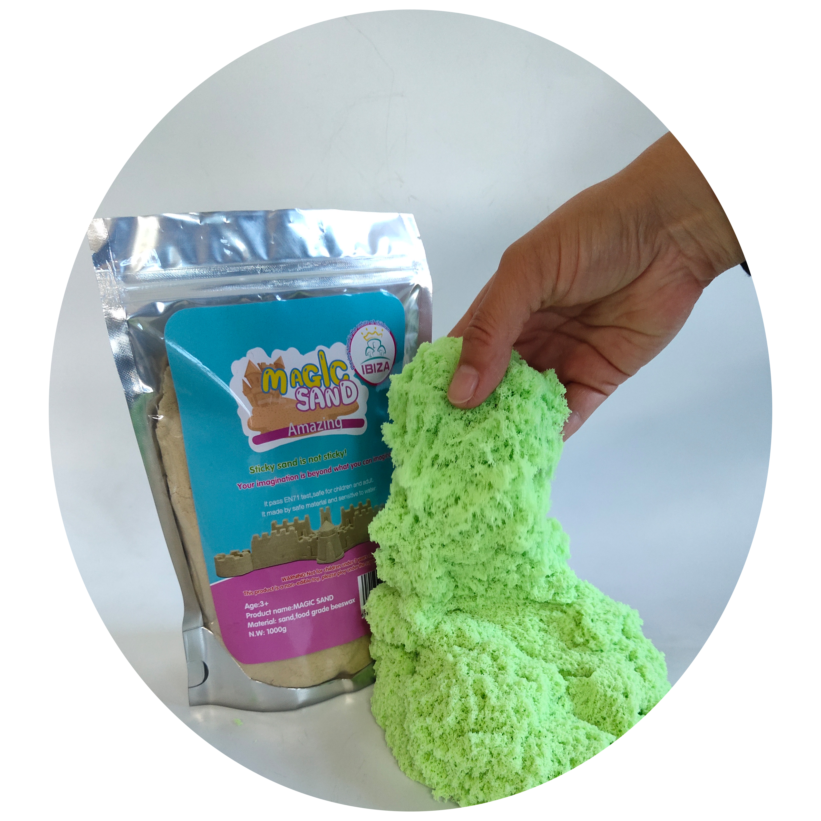 IBIZA Play Sand - Magic Sensory Sand for Kids