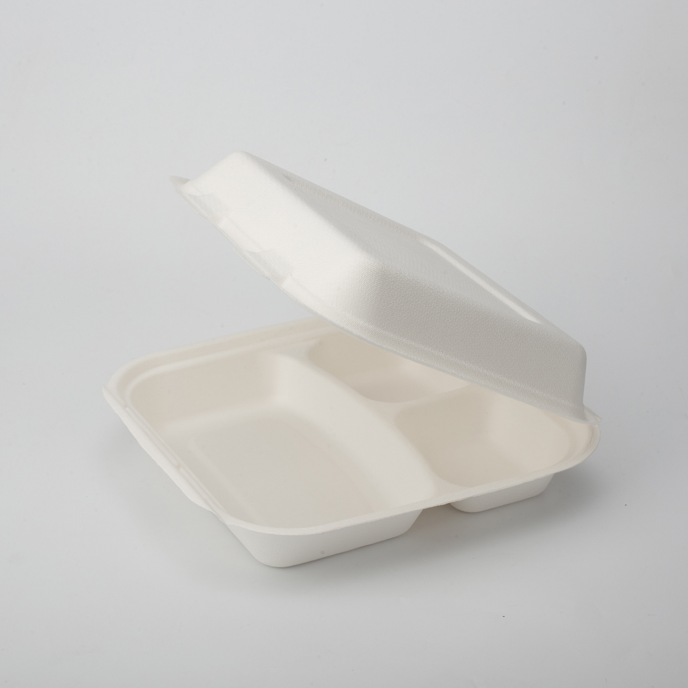 GeoTegrity - Biodegradable 3 Compartment Take Out Container Food ...