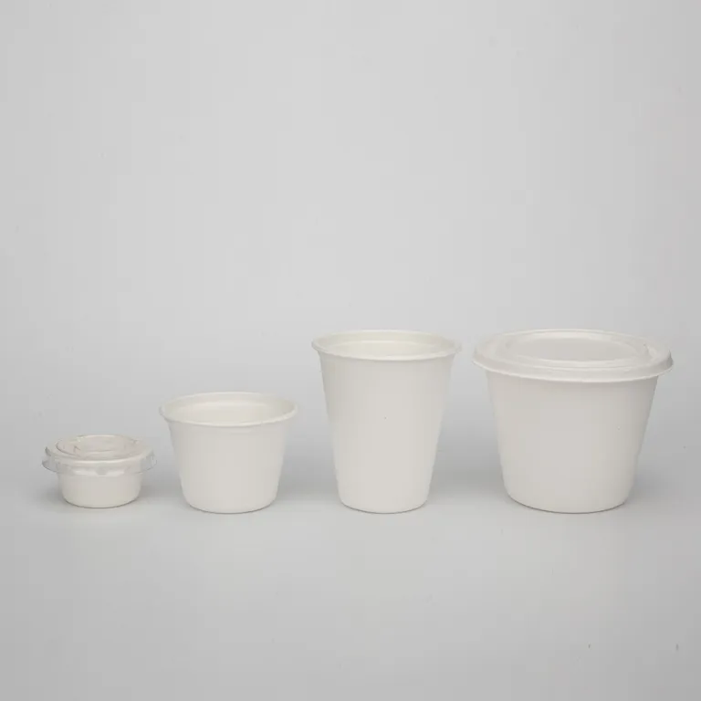 GeoTegrity - Tasse à café jetable étanche personnalisée style mur blanc  industriel pulpe de canne à sucre