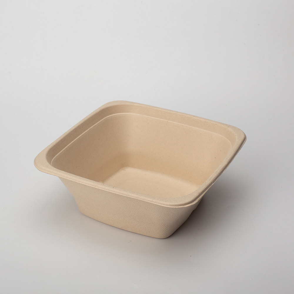 50 Große Einwegschalen Aus Bagasse – 340 Ml, Biologisch Abbaubar, Mikrowellengeeignet, Für Heiße & Kalte Speisen