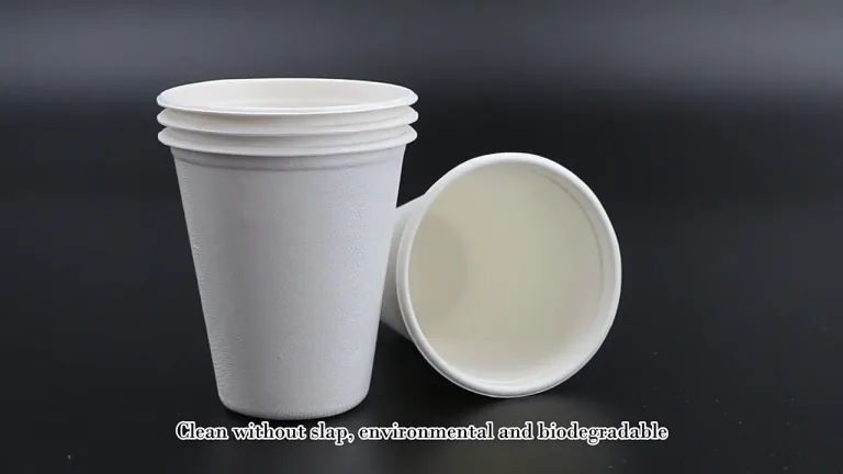 Tasses à café jetables avec couvercles et agitateurs de qualité supérieure  – Un lot de 100 tasses à café et à thé ☕️