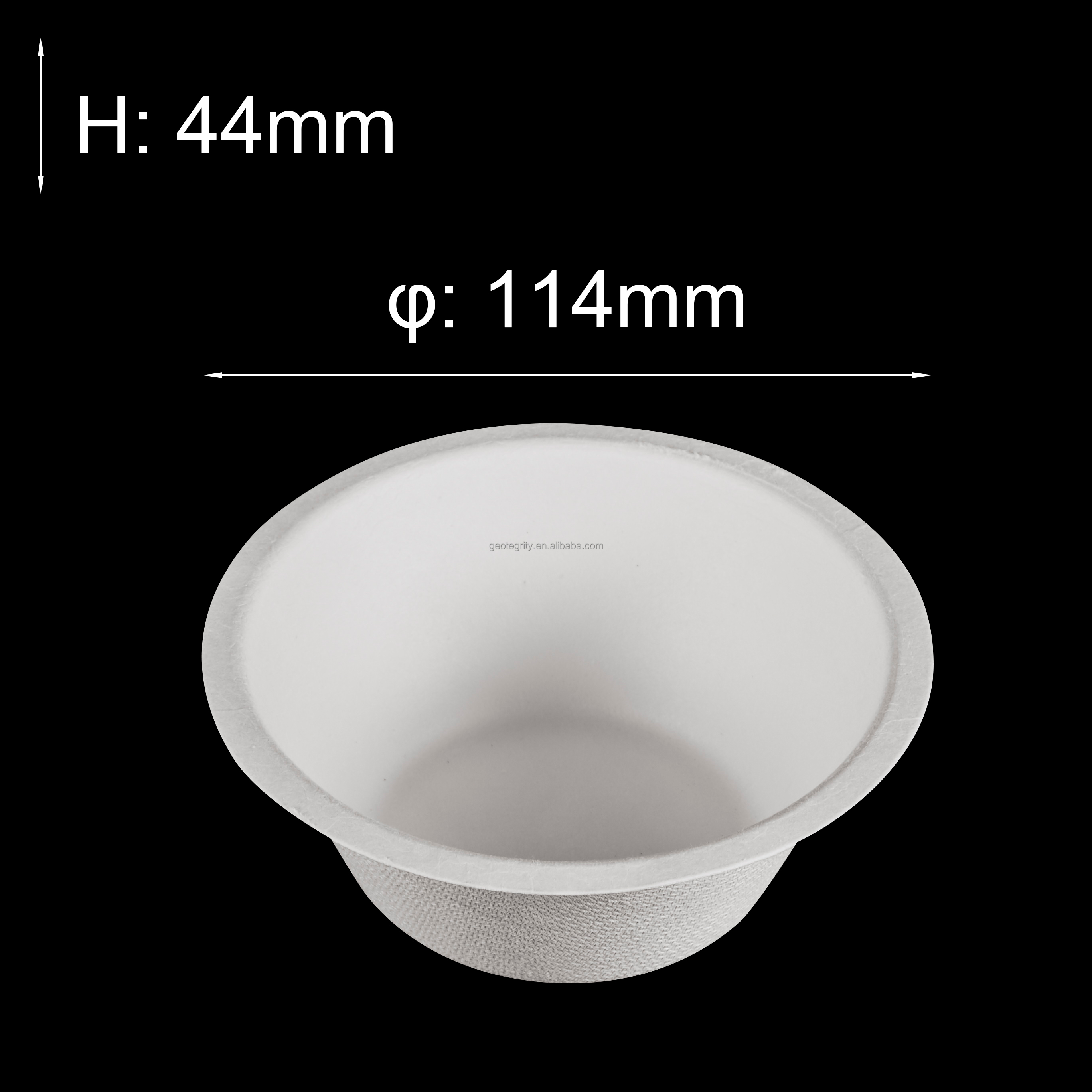GeoTegrity - Biodegradable 8oz (250ml) Sugarcane Bagasse Pulp Molding ...