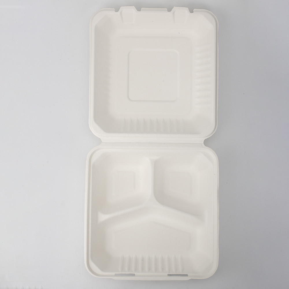 GeoTegrity - Biodegradable 3 Compartment Disposable Food Container ...