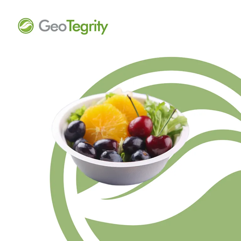 GeoTegrity - Contenedor desechable de comida rápida para llevar Contenedor  de pulpa de bagazo de caña de