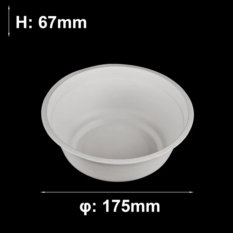 China PFAS Free 32oz Compostable Biodegradable Square Disposable Bagasse  Soup Bowls With Lids Manufacture and Factory