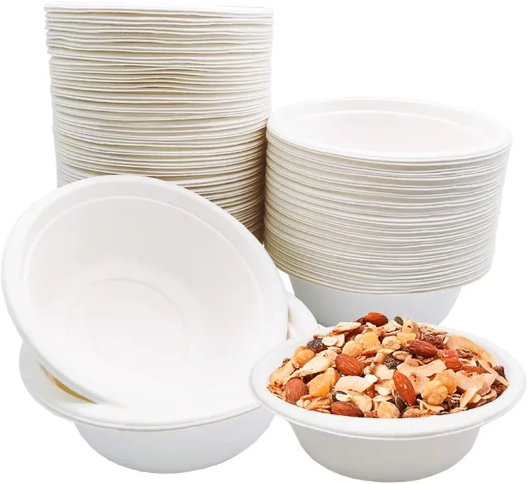 China PFAS Free 32oz Compostable Biodegradable Square Disposable Bagasse  Soup Bowls With Lids Manufacture and Factory