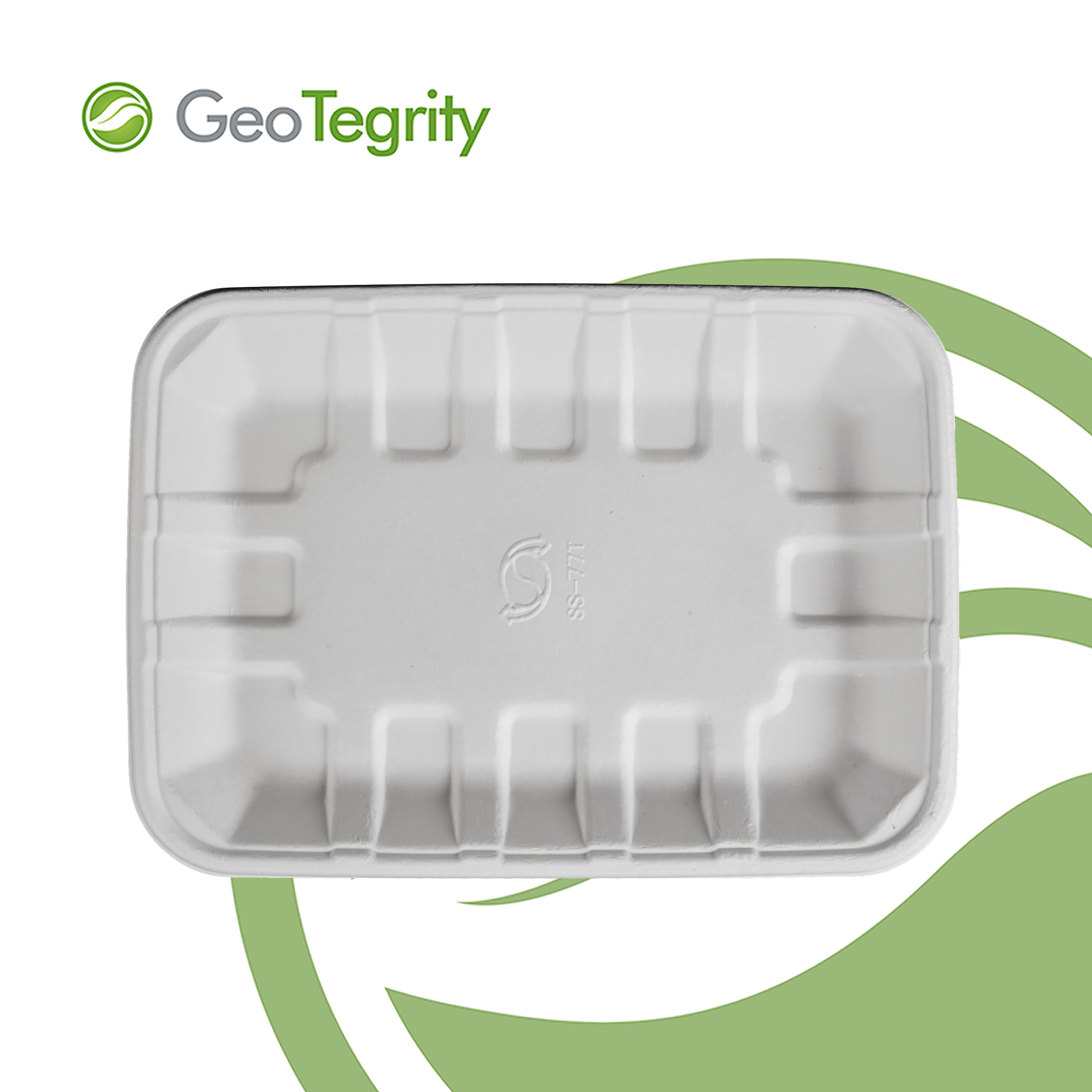 GeoTegrity - Sugarcane Bagasse Pulp Tray Disposable Biodegradable Tray ...