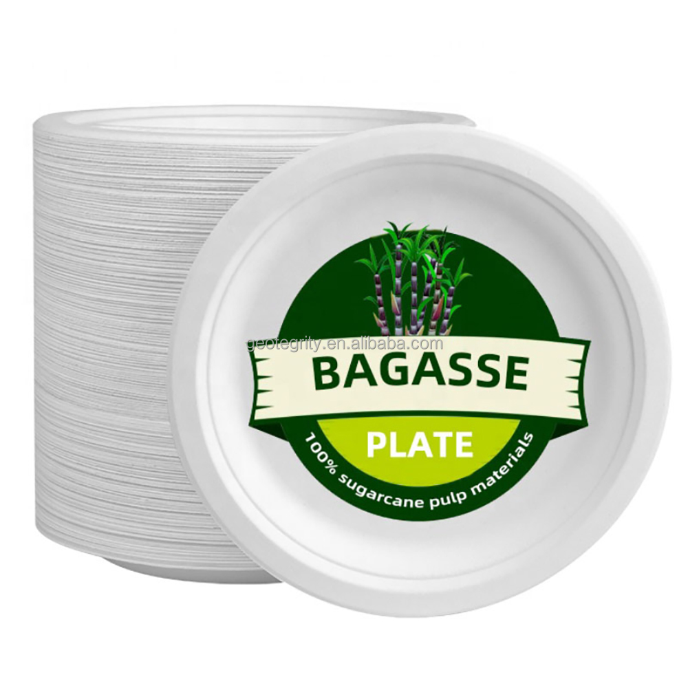 Pulp Safe No PFAS Added 32 oz White Sugarcane / Bagasse Large Clamshell  Container - 9 1/4
