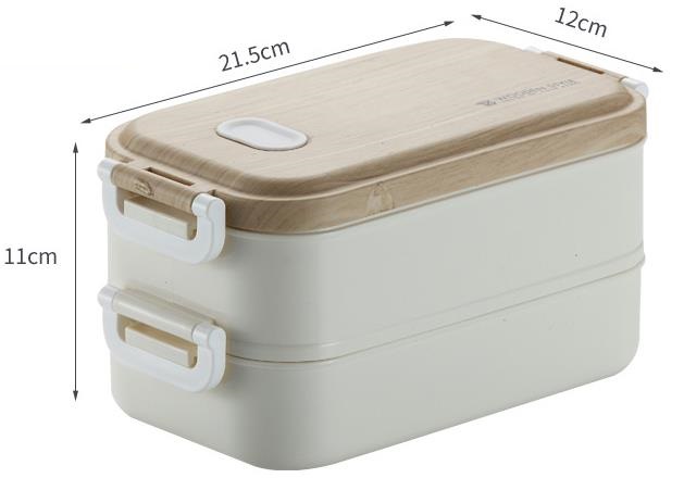 New Arrival Portable Thermal Bento Box Double-layer Heating Insulated Food Container Stainless Steel Lunch Box for Kids Children