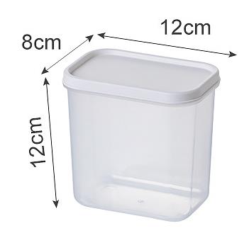 Dust-proof Transparent Dry Food Bean Rice Storage Box Stackable Refrigerator Organizer Bins Plastic Cereal Dispenser Containers