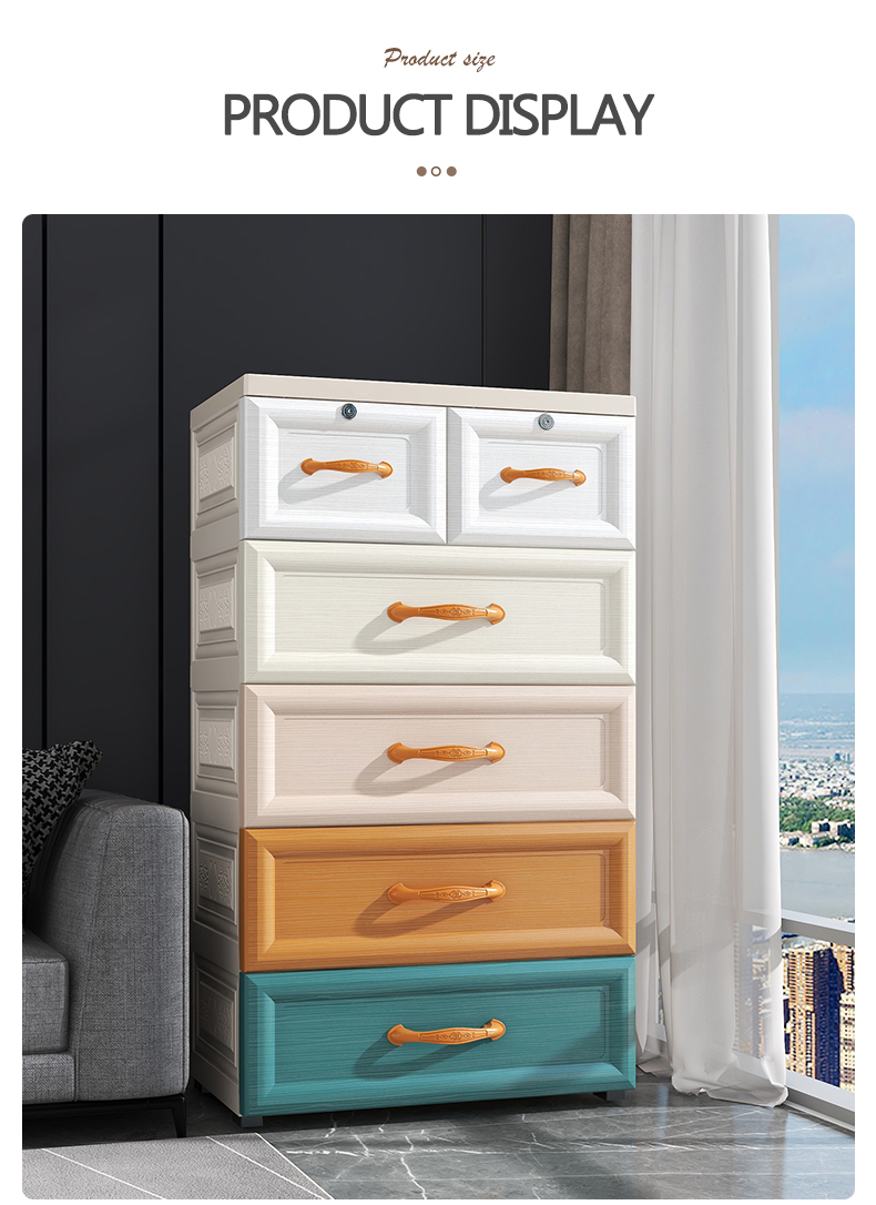 Wholesale Price Plastic Storage Drawers For Clothes Thicken Baby Wardrobe Large Capacity Bedroom Furniture kids Cupboard