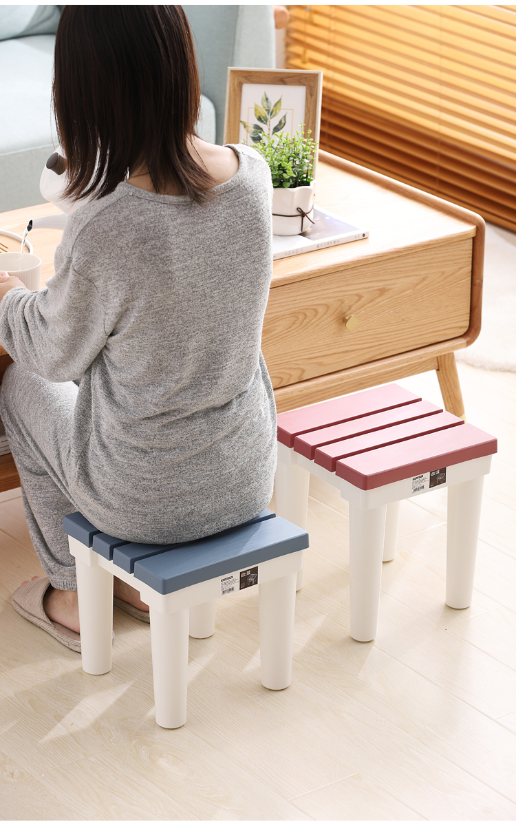 Durable Hollow Bathroom Non-slip Step Stool Kids Chair Events Living Room Small Foot Stool Plastic Stool Chair Home Kindergarten